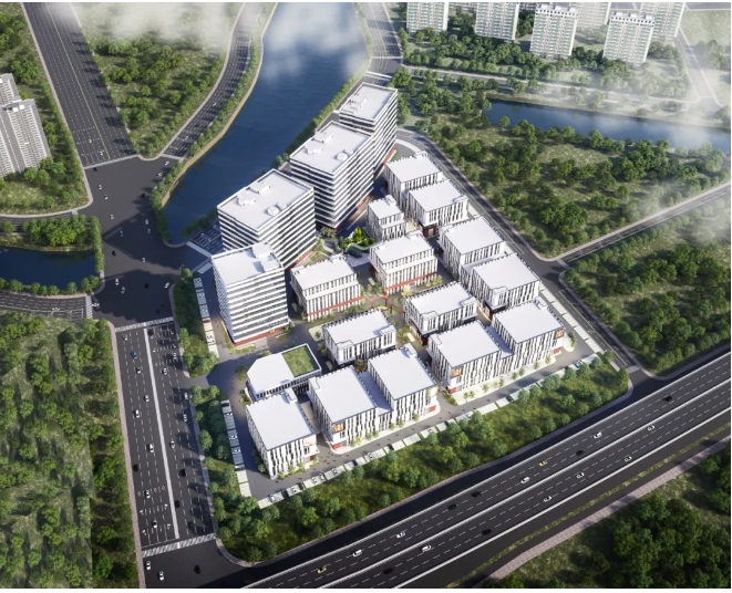 浦仪公路旁，竖起产业新地标